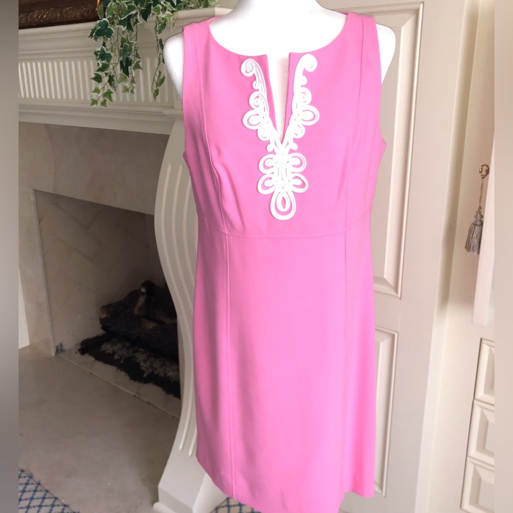 Lilly Pulitzer Trini Shift in Confetti Pink New Size 10 - Picture 4 of 16